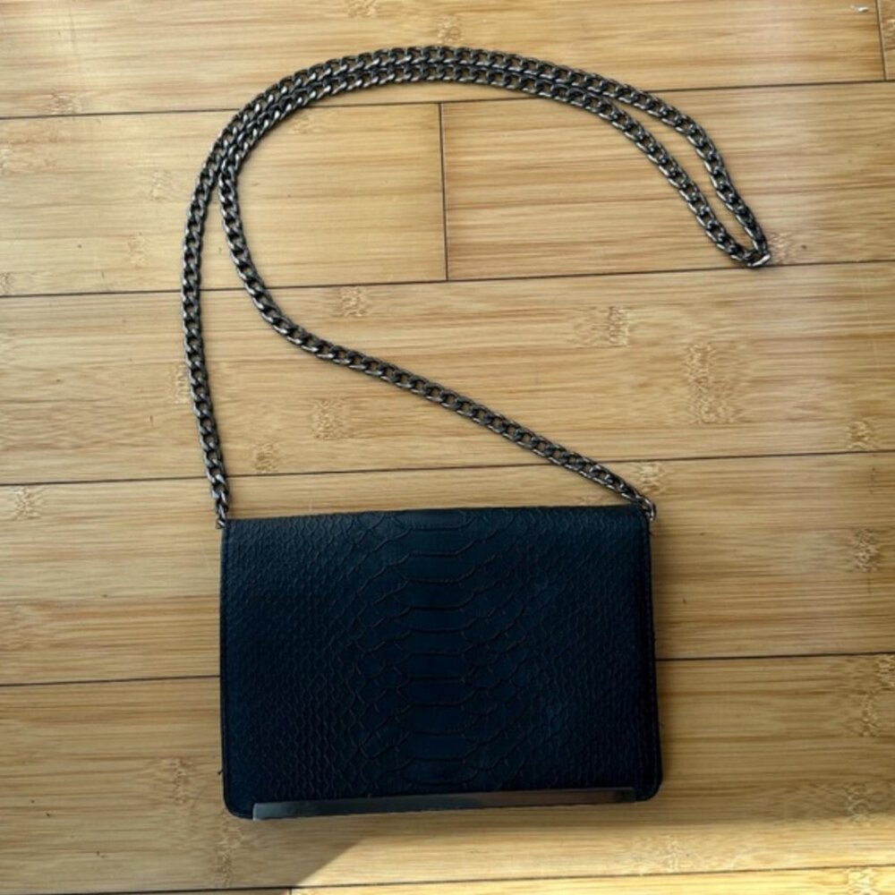 Massimo Faux Leather Alligator Print
